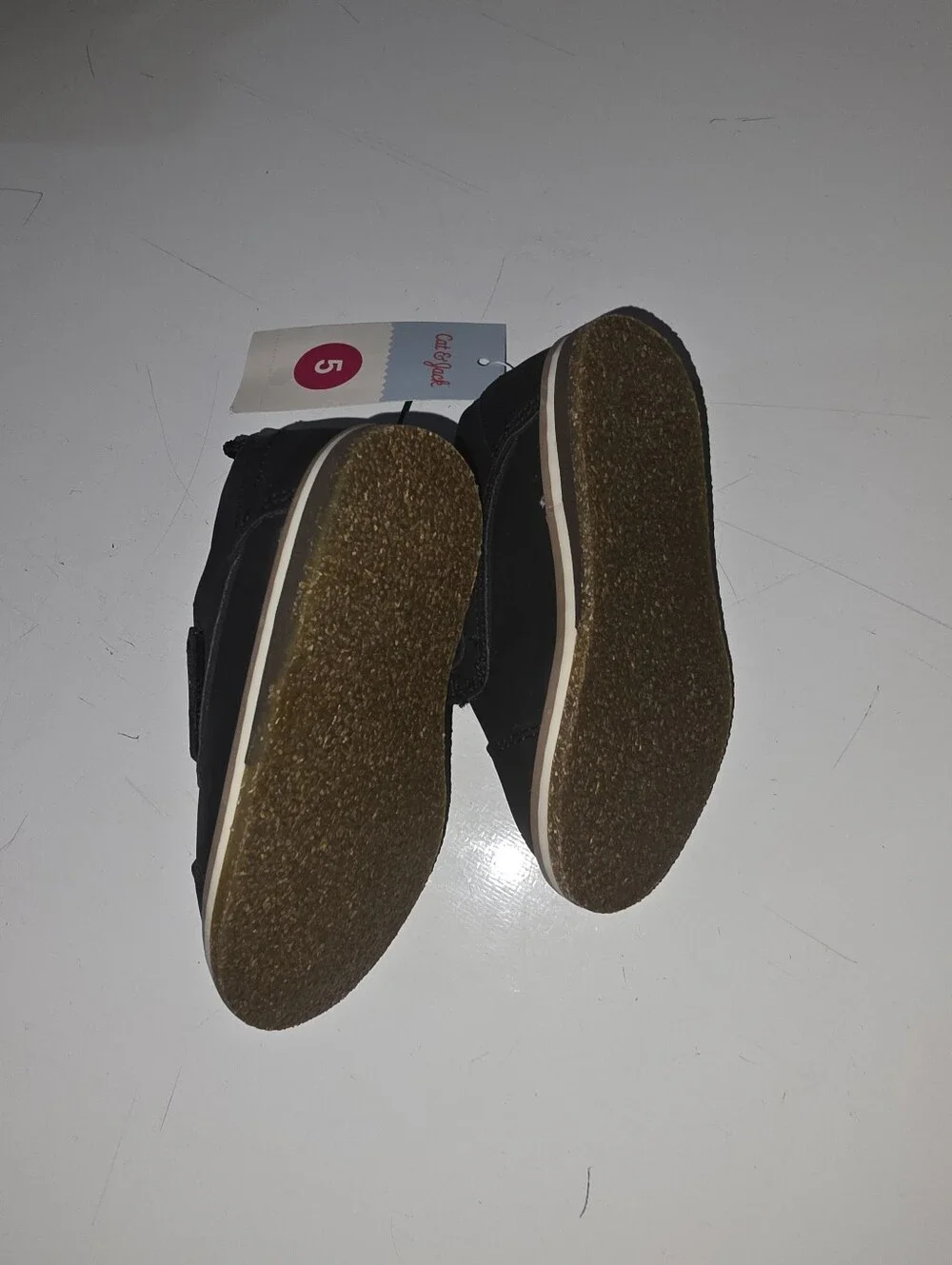 Cat & Jack Black Kids Slip-On Dress Shoes